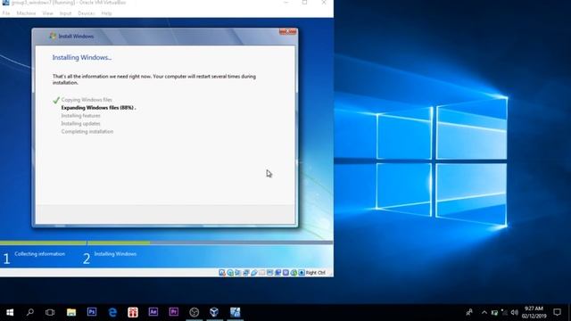 Installing Windows 7 in Virtual Machine смотреть онлайн