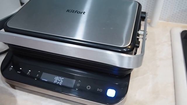 Обзор техники от Kitfort || Гриль || KT-1682 ||Приготовили индейку смотреть онлайн