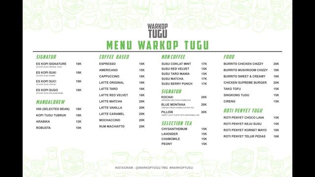 WARKOP TUGU MENU - TEMANGGUNG смотреть онлайн