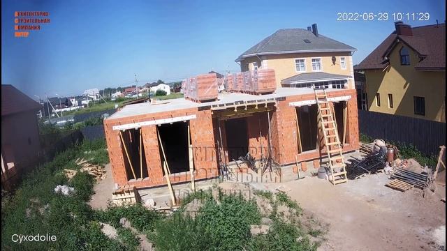 КП Изумрудный Город. Строительство дома из кирпича смотреть онлайн