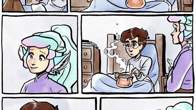 Coloring a page of Wrong About the Stars in Procreate смотреть онлайн