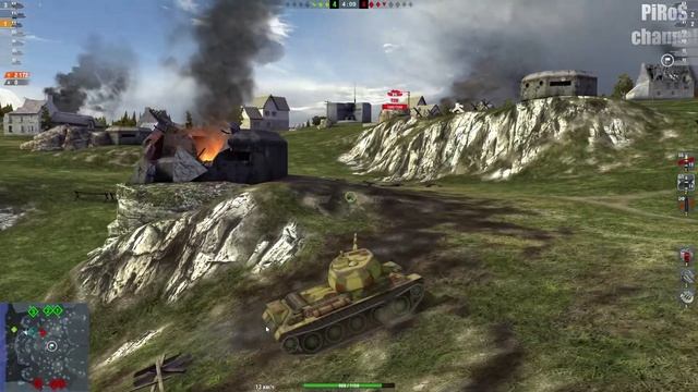 World of Tanks Blitz#Бой на Т-43 на карте Нормандия# Мастер.Основной калибр.Поддержка! смотреть онлайн