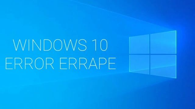 Windows 10 error errape смотреть онлайн