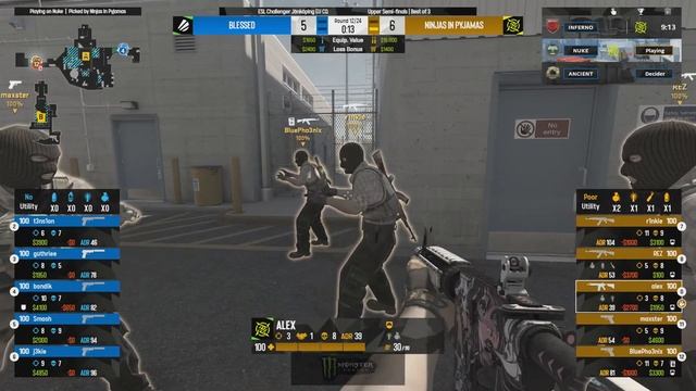NiP vs. Blessed - Map 2 [Nuke] - ESL Challenger Jönköping 2024 - CQ - EU смотреть онлайн