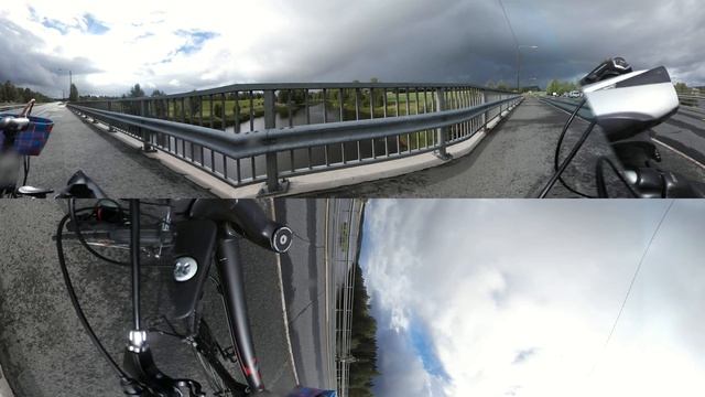 20180813 Shooting Matkusjoki from the bridge + the rainbow in East; ActionDirector/MacOS 1.0.1627.0 смотреть онлайн