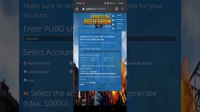 Uc pubg Bp Generator unlimited смотреть онлайн