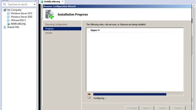 Hyper V Installation on VMWare Workstation 10 смотреть онлайн