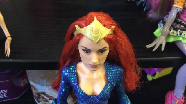 Aquaman Mera Doll Review // Sailor V Doll Customs #Mattel #Mera #Aquaman
