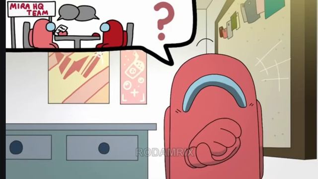 Oзвучка анимации по амонг ас от @Rodamrix