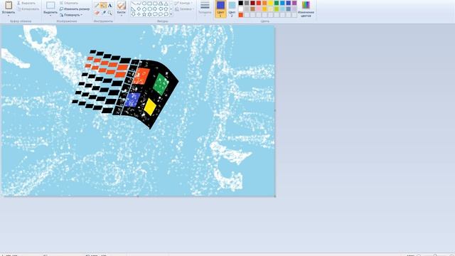 Логотип Windows 98 Plus! из Paint смотреть онлайн