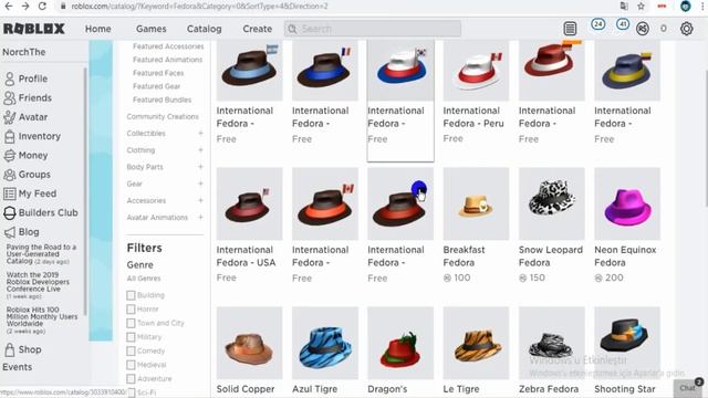 😱Türkiye Fedora Şapkası!🎊/International Fedora - Turkey - Roblox Türkçe смотреть онлайн