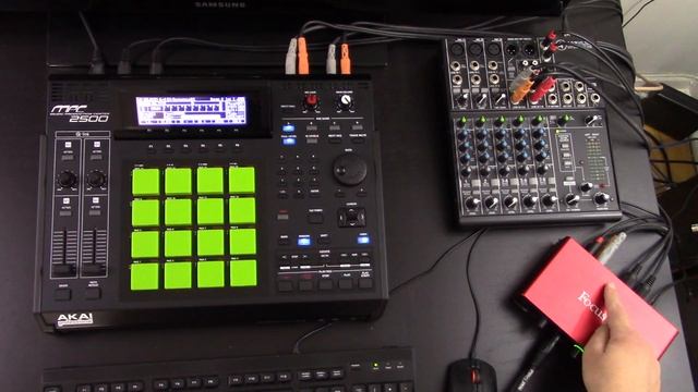 Setting Up My Akai MPC With Focusrite Scarlett Audio Interface смотреть онлайн