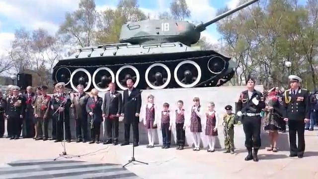 Школа №10 г.Владивосток. День Победы 2016 год смотреть онлайн