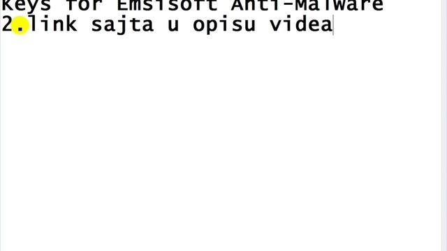 kako da skinete Keys for Emsisoft Anti Malware смотреть онлайн