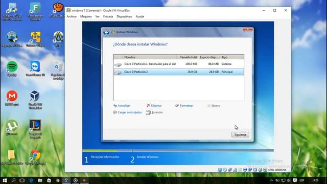 instalacion windows 7 virtual box смотреть онлайн