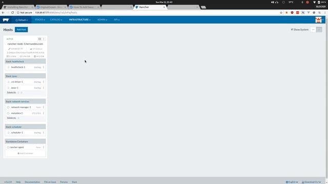 Rancher 1.6 + Gitlab CI - Aula 05 смотреть онлайн