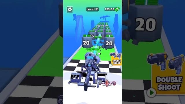 Weapon Master: Gun Shooter Run - ALL LEVELS Gameplay (iOS, Android) смотреть онлайн