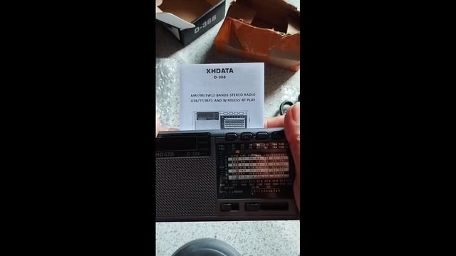 Unboxing Radio Portable XHDATA D-368