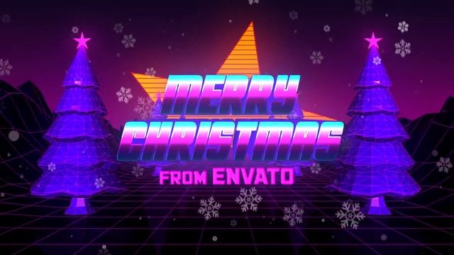 Retro 80s Christmas Wishes - Apple Motion | Openers - Envato elements смотреть онлайн