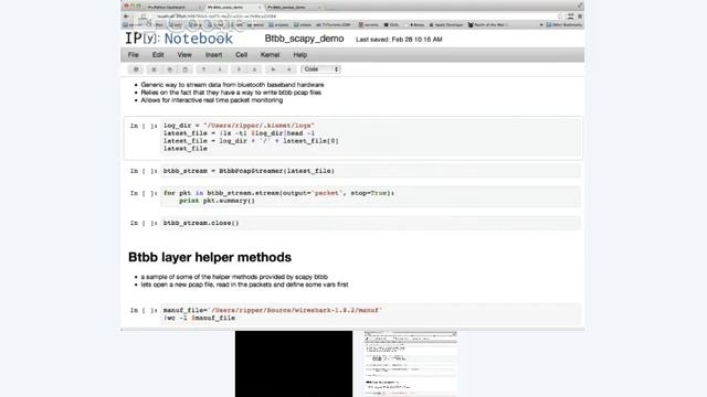 Passive Bluetooth Monitoring in Scapy смотреть онлайн