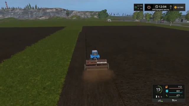 Farming Simulator 17: База Южная | Посев нового поля