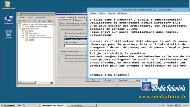 ajouter utilisateur au domaine active directory server 2008 &R2 смотреть онлайн