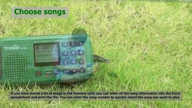 TIVDIO HR-11S Portable Radio Hand Crank Solar Emergency Radio смотреть онлайн