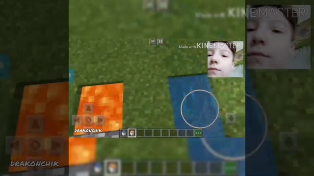 Как построить генератор булыжника в майнкрафте?