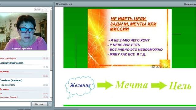 Нужно ли планировать свою жизнь.  Спикер Н. Крючкова.