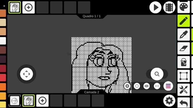 Como construir um rosto feminino em PixelArtToon no Pixel Studio #META #4000 #HORAS #ASSISTIDOS #TM смотреть онлайн