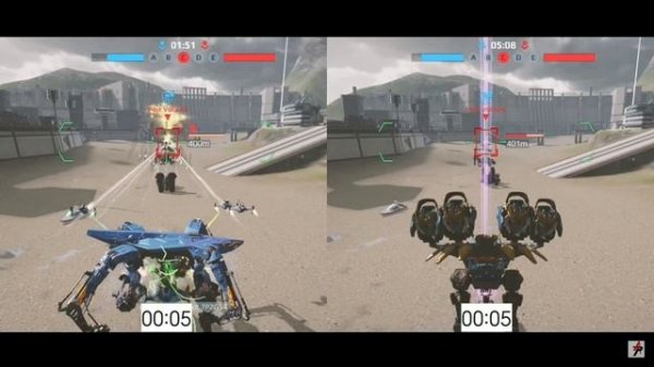 War Robots 🔥 Сравнение нового робота Dux и робота Bagliore