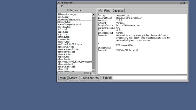 Tiny Core Linux смотреть онлайн