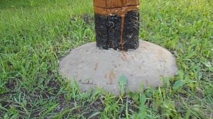 Изготовление родового пограничного столба
