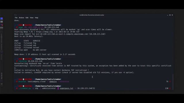 Brute Force Attack RDP Windows Vs Duo Security смотреть онлайн