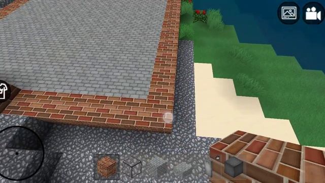 Mini Block Craft часть 1 Строим дом кирпич дерево железо смотреть онлайн