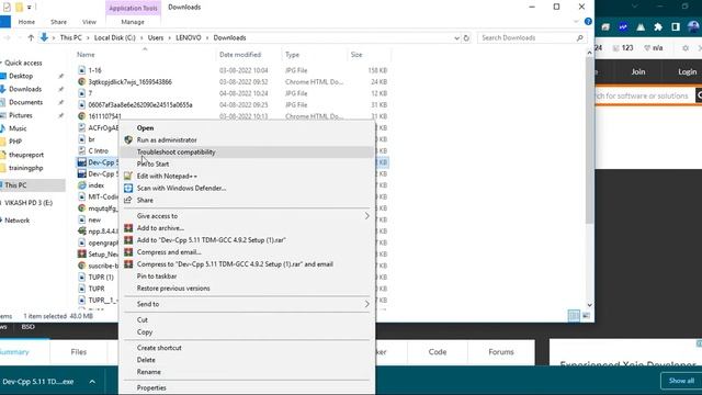 how to install dev c++ windows 10 easy way 2022 смотреть онлайн