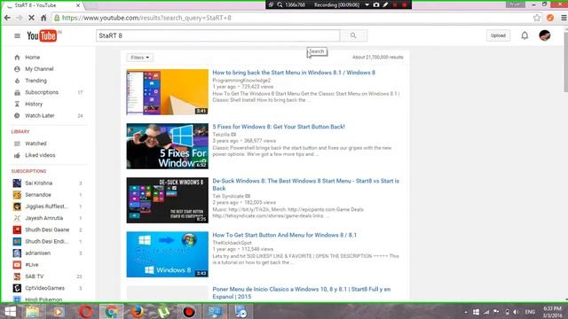 How to Change your Start Screen to Start menu Like Previous Windows Version. CursorFX Problem. смотреть онлайн
