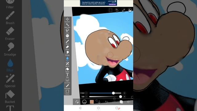 Editing Mickey mouse to Freddy Faz-bear[ibis paint-X] смотреть онлайн