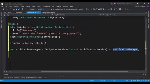 25- Xamarin Android Notification كيفية عمل تنبيهات смотреть онлайн