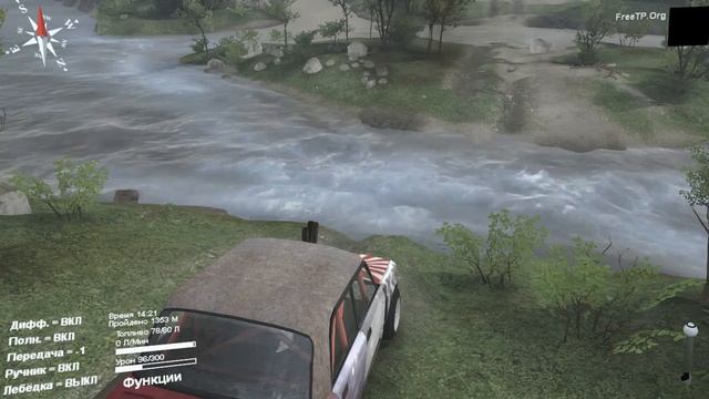 SpinTires, БОЕВОЙ КОРЧ обзор модов #1 смотреть онлайн