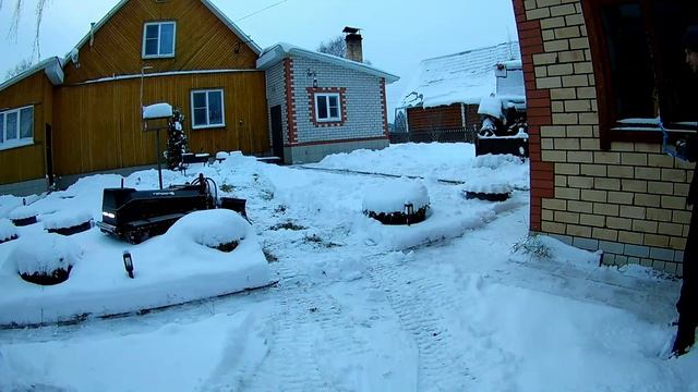 Гусеничный снегоуборщик Горыныч. Открытие сезона. RC Track.Snow Plow. Winter 2021.