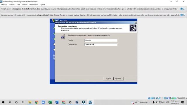 Instalación de Windows XP en máquina virtual (VirtualBox) смотреть онлайн