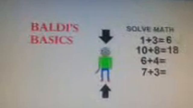Baldi's Basics Education and Learning Game (Windows Paint Edition) смотреть онлайн