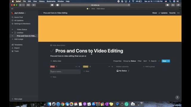 Notion Review | Mac App | Mobile App + Sneak peak of How I Organize My Video Ideas смотреть онлайн