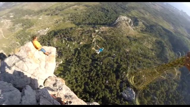 Шаан-кая прыжки с верёвкой в Крыму с командой Skyline смотреть онлайн