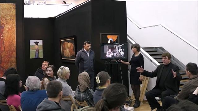 Виталий Мухин28.02 18 Открытие выставки смотреть онлайн