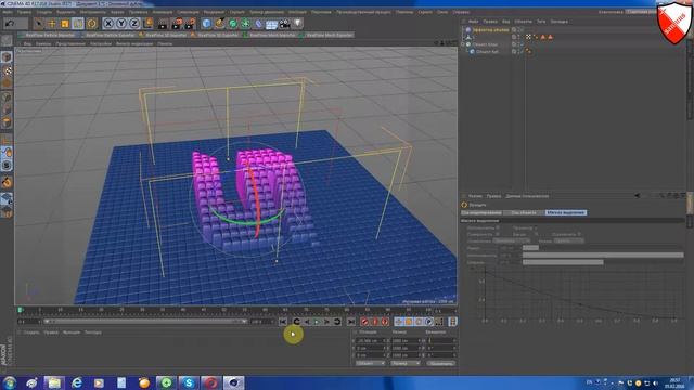 MoGraph -урок 30 -эффектор объема смотреть онлайн