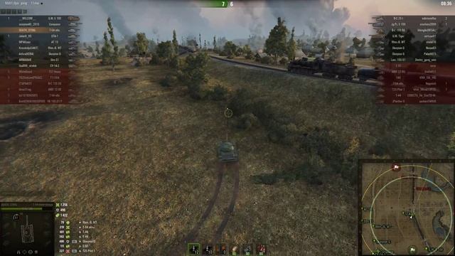 Т-54 облегчённый, Огненная дуга, Стандартный бой