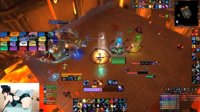 КомКон vs Painsmith Raznal - Sanctum of Domination Mythic | Balance Druid PoV смотреть онлайн