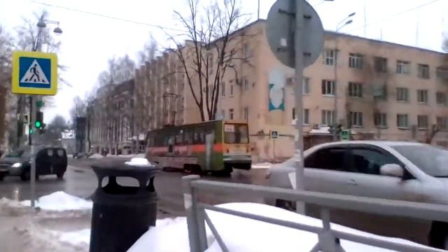 Трамвай Пермь 366 КТМ-5 71-605 смотреть онлайн